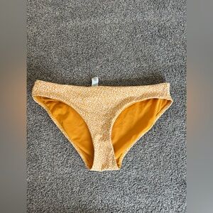 Athleta Women’s Clean Medium Printed Swim Bottom Orange/Yellow Size Small—used